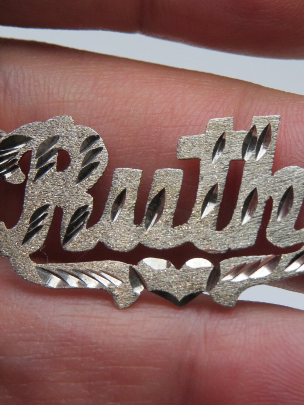 14k RUTH Nameplate